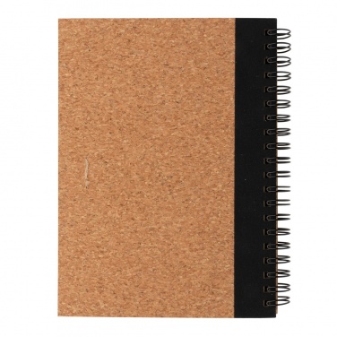 Logotrade promotional giveaway picture of: Cork spiral notebook with pen